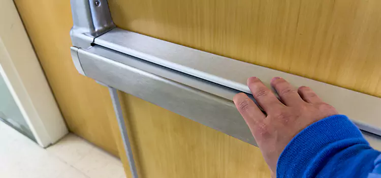 Installing a Push Bar on a Door Clarksville